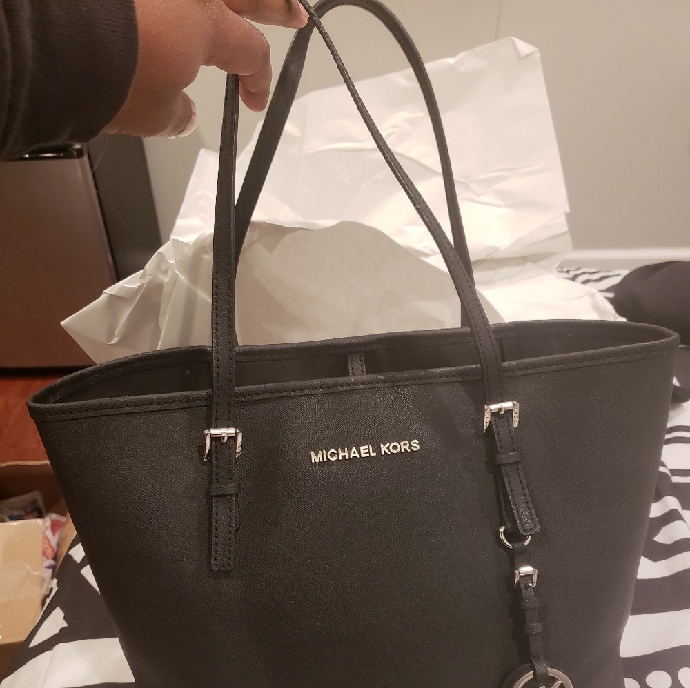 Michael kors black tote